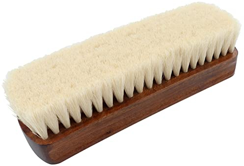 Roellgs Super soft polishing brush is suitable for boots, shoes, car seats, sofas, bags care, can be paired with shoe polish