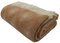 GLAESER Wohndecke - fair de Luxe Wolle pur | Wolldecke aus 100% Wolle | Couchdecke/Sofadecke | Wohlfühlende und Anschmiegsame Kuscheldecke | (Cuban Sand)