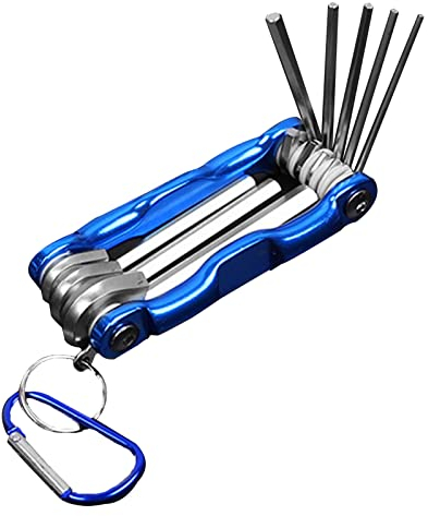 NAMIC Juego de llaves Allen plegables 8 en 1, juego hexagonal Torx, juego de llaves Allen, juego de llaves Allen, juego de llaves hexagonales para bicicletas, motocicletas, vehículos, muebles