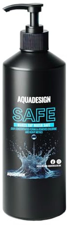 AquaDesign SAFE 1000ML Aquarium Tap Water Conditioner Dechlorinator TREATS 25,000 ltrs - Chlorine Remover