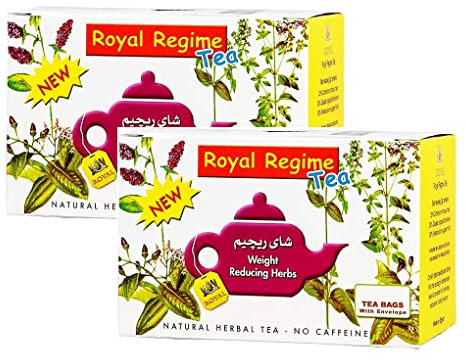 [LOT DE 2] Royal Regime Tea - Lot de 2 boîtes de 50 infusions - 100 sachets filtres