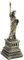 QANYEGN Freiheitsstatue Metallstatue, Metall Freiheitsstatue aus Kupfer, Freiheitsstatue Figur für Architekturliebhaber und Reisebegeisterte