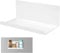 WAYUTO Magnetisches Kühlschrankregal – Kühlschrank-Stecktafel-Aufbewahrungs-Organizer, Whiteboard-Metallregal mit Magneten für Home Office – Weiß