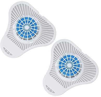 2 Filtros de Bloque de Fragancia para Urinario, Desodorante, Bola Aromática, Bloque Triangular para Antiobstrucción y Olor Fresco para Baños Escolares