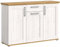 xonox.home Garderobe Verona Flurkommode Anrichte Stauraummöbel Kommode in Sibiu Lärche Nb. Absetzung Artisan Eiche Nb., ca. 137x92x39 cm