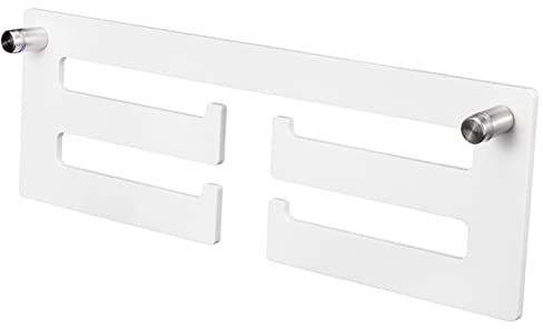 Medaillen-Aufhänger, Medaillenhalter, Karate-Gürtel-Präsentationsständer, Weißes Acryl-Wandhalterungs-Präsentationsregal für Gymnastik, Fußball, Laufen, Rennen,