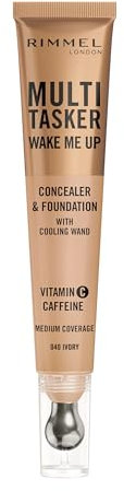Rimmel Multi-Tasker Wake Me Up Concealer & Foundation – 40 – Ivory, 20 ml