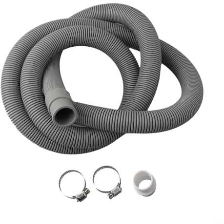 Universal Washing Machine Dishwasher Drain Waste Hose Extension Pipe Kit, Compatible with All Brands (150CM)