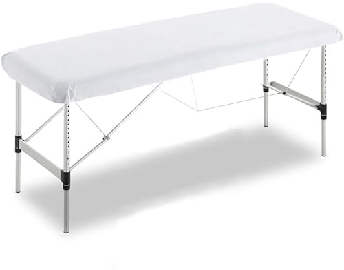 Luriseminger 30pcs Draps Housses Jetables pour Table de Massage, 110 x 215cm Imperméables Housses de Lit de Massage Jetables Drap Housse Jetable pour Table de Massage, Spa, Beauté, Tatouage