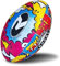 RUGBIER – Mini Ballon de Rugby pour Enfants T2 – Initiation et Entraînement - Ballon Cadeau Rugby – Comic Try