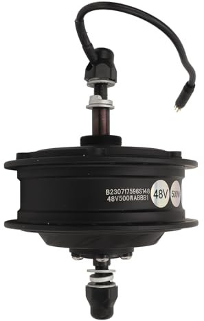 Senrusa 48V 500W Electirc Fahrrad Nabenmotor Bürstenloser Hinterradnabenmotor Antrieb Wasserdicht Metall elektrisch für Fahrrad-Upgrade-Teile
