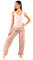 TuttoDanza Pantaloni Sudarella Sauna - Ideali per Riscaldamento e Allenamenti di Danza Classica e Moderna (Rosa, L/XL)