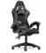 Ergonomic Gaming Chair with Adjustable Height, Reclining Feature, Headrest, and Lumbar Support for Adults (Basics, Black/Grey)