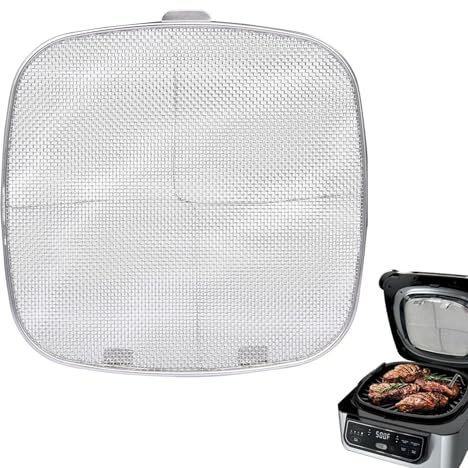 Protezione Spruzzi di ricambio per Ninja Foodi, Friggitrice ad aria | per grigliare interni riutilizzabili in acciaio inox con protezione contro gli spruzzi