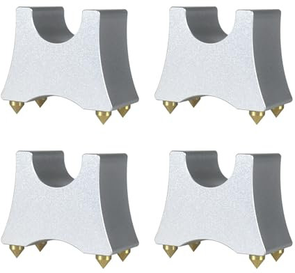 Juego de 4 clavos versátiles de alta fidelidad para marco de cable, clavos de metal, accesorios de metal