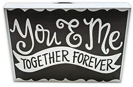 Desktop Holz Handwerk Hängende Ornament zusammen und für immer für Hochzeit Dekorationen Weihnachtsbaum Dekor