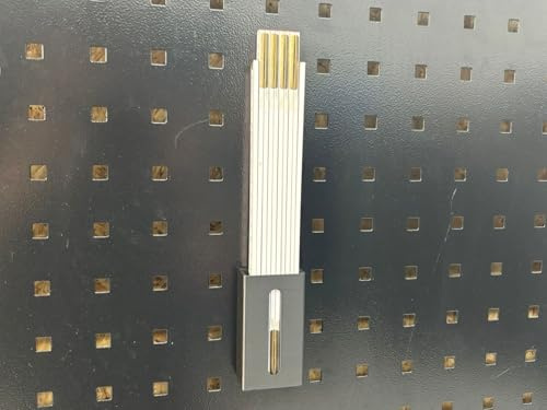 Zollstock und Stifte Halterung Lochwand für Güde - Gedore - ADB - Kraftwerk Lochwand Vierkantlochung 38 mm / 10 mm Lochwand Zubehör (Zollstock Halterung)