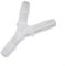 Connettore a Y in plastica per tubo da giardino, raccordo a T, sdoppiatore per flusso d'acqua, giunto per tubi di irrigazione, per sistema di irrigazione per acquari e giardini (raccordo a Y da 9,5 mm