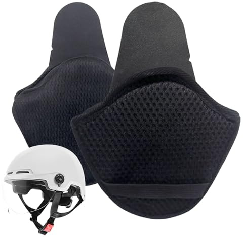 Cache-oreilles pour casque de moto – Polyester 16 cm détachables, coupe-vent, réduction du bruit, couvre-oreilles d'hiver, coussinets pour temps froid | Isolation thermique pour faire du vélo en plein