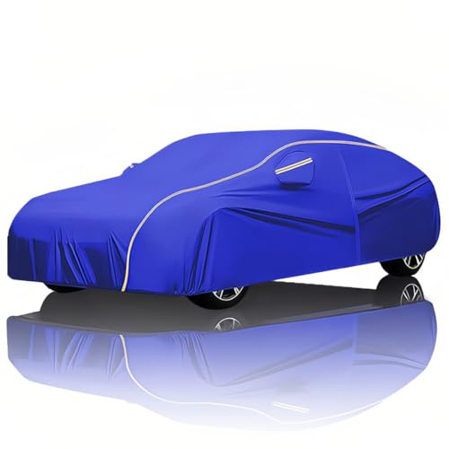 Housse De Voiture pour Honda Jazz 2024-2025|Housse de Protection Voiture Toutes Saisons,Coupe-Vent,imperméable,Anti-Neige,Anti-Gel,Anti-UV,Anti-poussière,Respirante,bâche complète