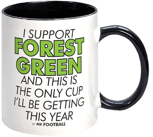 I Support Forest Green Rovers and This is only Cup -Gift Boxed Mug Present idea for Fan Supporter