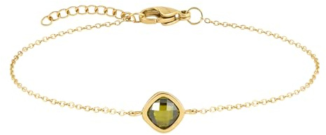 Tamaris Schmuck für Damen - Armband aus Edelstahl mit bunten Zirkoniasteinen, sommerlicher Look zum kombinieren, wasserfest