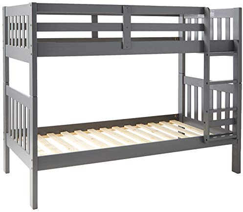 Donco Kids Etagenbett, Doppelbett, Dunkelgrau