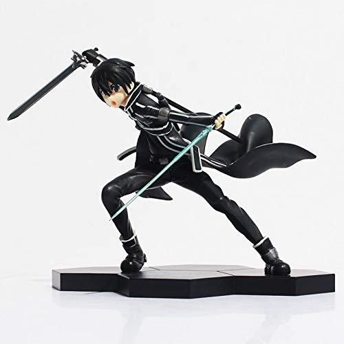HAPP TRIX Sword Art Online Figur 15 cm Anime Schwert Kunst Online Kazuto Kirito Kampfsport Climax PVC Actionfigur Sammelfigur Modellpuppe