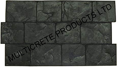 Imprinted Concrete Mats Decorative Concrete Stamps - London Cobble (Rigid)