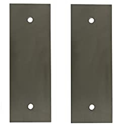 Verbindungsplatten, Distanzplatte für Quadratrohrschelle u. Rechteckrohrschelle 2 Stück (Edelstahl V2A, Verbindungsplatte für Schelle 80x80mm)