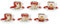 THUN - 6er Set Kaffeetassen Sweet Christmas - Porzellan - Weihnachtslinie - Living, Haus dekorieren, Tasse Ø 6,5 cm; 5,5 cm; 110 ml; Untertasse Ø 11,5 cm