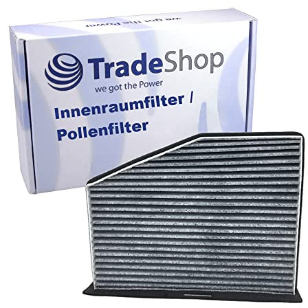 Trade-Shop Innenraumfilter/Pollenfilter/Aktivkohlefilter für VW Caddy Alltrack, Eos, Scirocco, Sharan, Vauxhall Vectra Mk II, Seat Alhambra