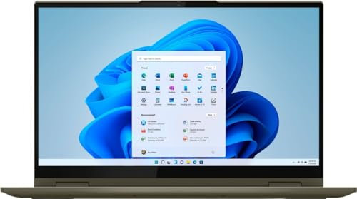 Lenovo Yoga 7 2023 15,6 FHD IPS 500 nits Touch 2 en 1 Ordinateur portable 4 cœurs Intel i7-1165G7 Iris Xe Graphics 12 Go DDR4 1 To NVMe SSD 2 x Thunderbolt4 WiFi AX rétroéclairé KB Empreintes