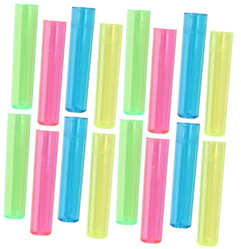 Ciieeo 200st Mäppchen Bleistifthut Weihnachts-goodie-bag-füller Schutzhülle Für Bleistiftspitzen Transparenter Stiftverlängerungshalter Stift Kappe Bunte Tragbar Plastik Kind Schreibwaren