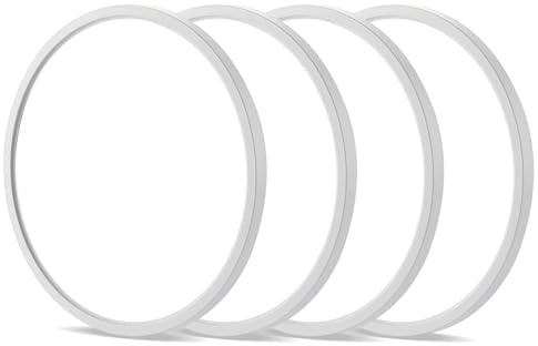 ocioc 4 Stück LED Deckenleuchte Deckenlampe 20W, 5000K, Modern Rund Küchenlampen Ideal Für Flur Keller BalkonØ25.4cm