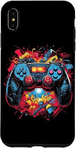 iPhone XS Max Gamer Aesthetic Graphic Gaming Video Games Boys Teens Kids Case