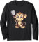 Süßer Lacrosse Affe Langarmshirt