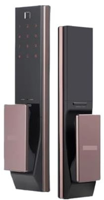 Compatible for Samsung Smart Fingerprint Digital Doorlock SHP-DP738 Security Automatic Electronic Home Lock English Version Password,Card,Key(Push from Outside)