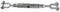 Takelschraube, 6 mm, verzinkt, Spannschloss von Spannschloss