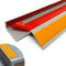 Kantenschutz for Treppenstufen, selbstklebende rutschfeste Vinyl-Kantenkanten, Treppeneckleisten 10 x 4 cm, Länge 0,7–50 m, for Innen-/Außentreppen(Orange,10x4cmx0.7m)