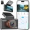 Hikvision 3K Dashcam Auto mit GPS - 3 IPS-Curved-Display, Nachtsicht, 64GB SD-Karte, Parküberwachung, WiFi-App-Steuerung, WDR, G-Sensor, Loop-Aufnahme, erweiterbar auf bis zu 256GB (C6 Pro)