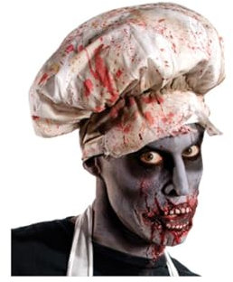 DISBACANAL Gorro de Cocinero Zombie