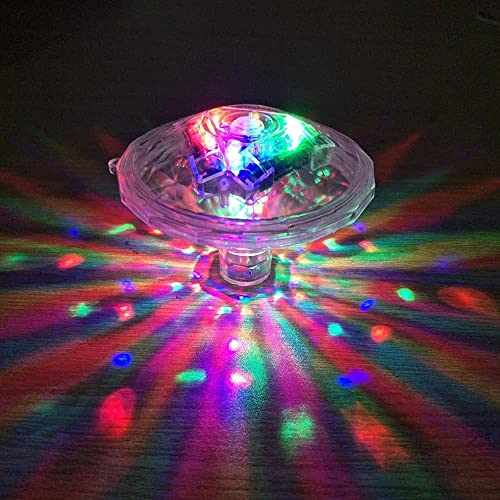 Esoes LED Bath Lights Corlorful Floating Pool Tub Light RGB Hot Tub Disco Light Waterproof Underwater Lamp Decorative for Bathing Time, Ponds, Pools Party