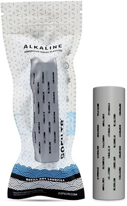 GOFILTR Original alcalin - Créez de l'eau alcaline minérale ionisée entièrement Naturelle avec des électrolytes dans n'importe Quelle Bouteille