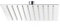 Wiltec Regendusche Duschkopf Quadratisch 20x20cm Edelstahl Kopfbrause Rainshower Brausekopf