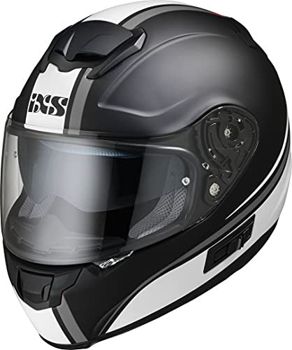 IXS Integralhelm 215 2.1 schwarz matt weiß grau XL