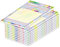 PRICARO Telefonnotizblock, A5, Splash, 10 Stück