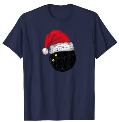 Squash Trainer Squashball Weihnachtsmütze Sport T-Shirt