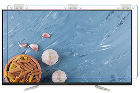 WSHA Pellicola per Schermo LCD Pellicola Anti-Blu/Non abbagliante/AntiGraffio/Anti-riflessivo Protezione per Gli Occhi per 32 -65 LED, OLED e QLED 4K HDTV,65(1453x834)