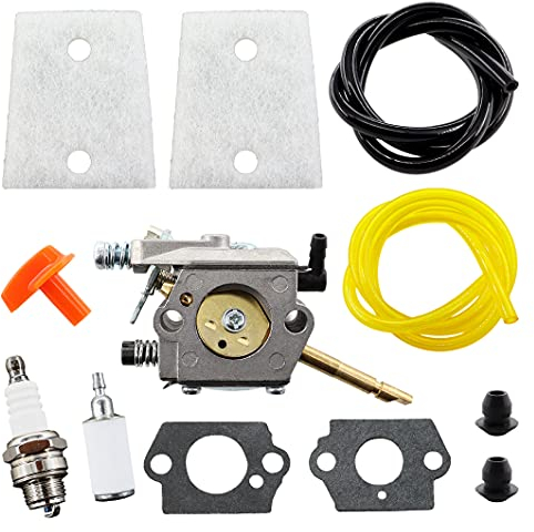 MCHNIC Vergaser mit Benzinschlauch Luftfilter für Stihl H24D FS 48 52 56 62 66 81 86 106 FS48 FS52 FS56 FS62 FS66 FS81 FS86 FS106 Motorsense Ersetzt Walbro WT-45-1, 4126 120 0600